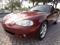 2003 Garnet Red Mica Mazda MX-5 Miata LS Roadster  photo #2