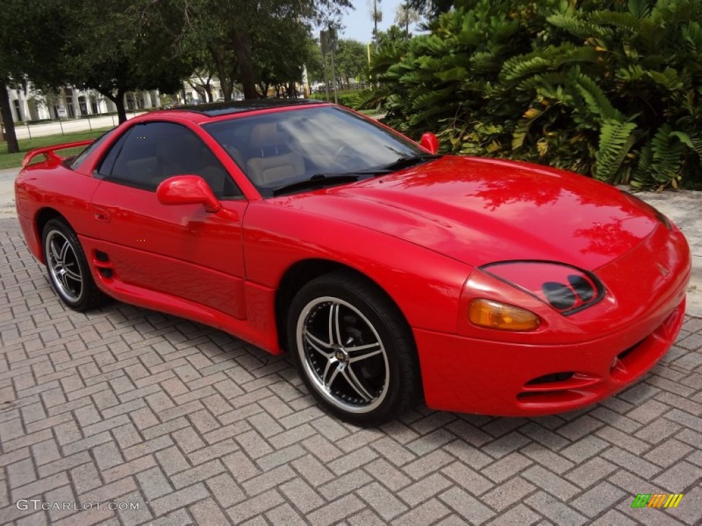 1994 3000GT SL Coupe - Caracus Red / Beige photo #1