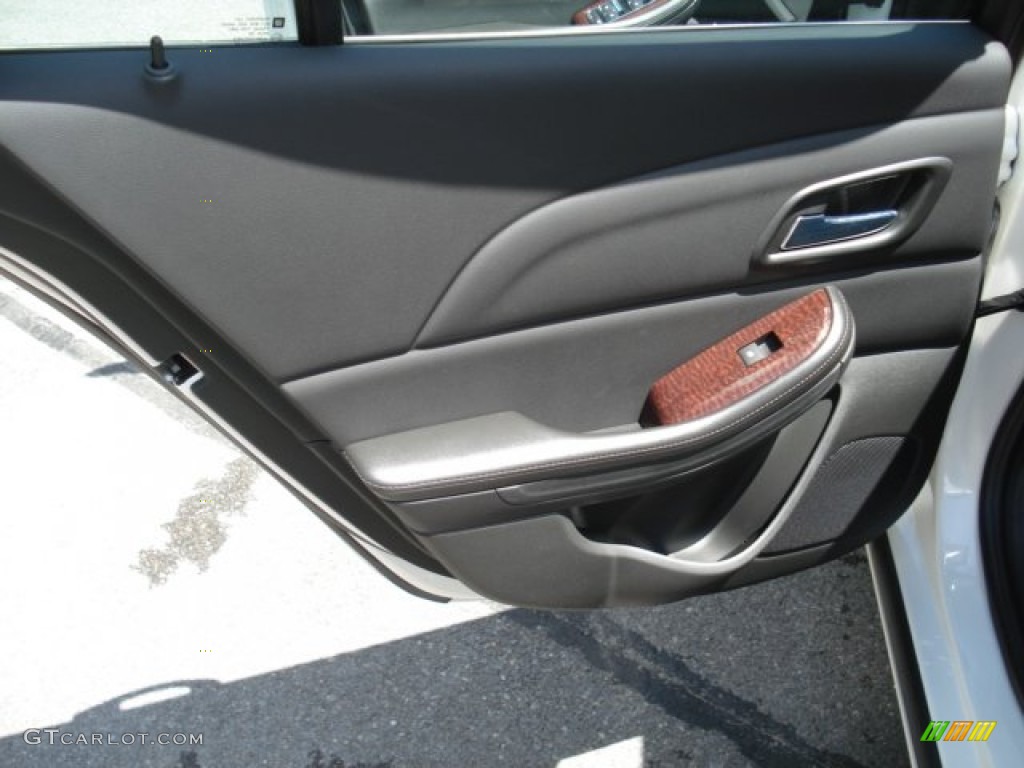2013 Chevrolet Malibu ECO Jet Black Door Panel Photo #69030359