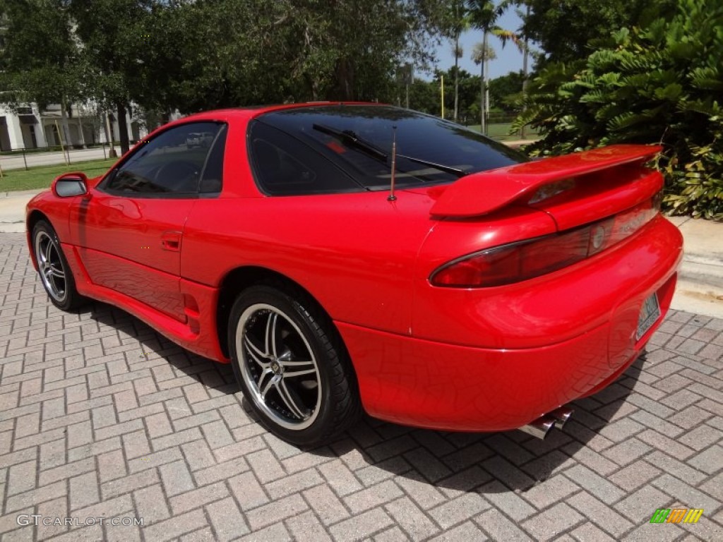 1994 3000GT SL Coupe - Caracus Red / Beige photo #5