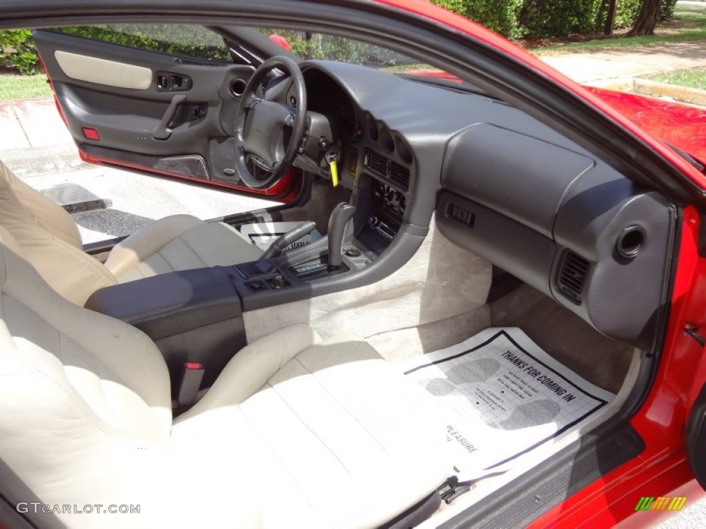 Beige Interior 1994 Mitsubishi 3000GT SL Coupe Photo #69030524