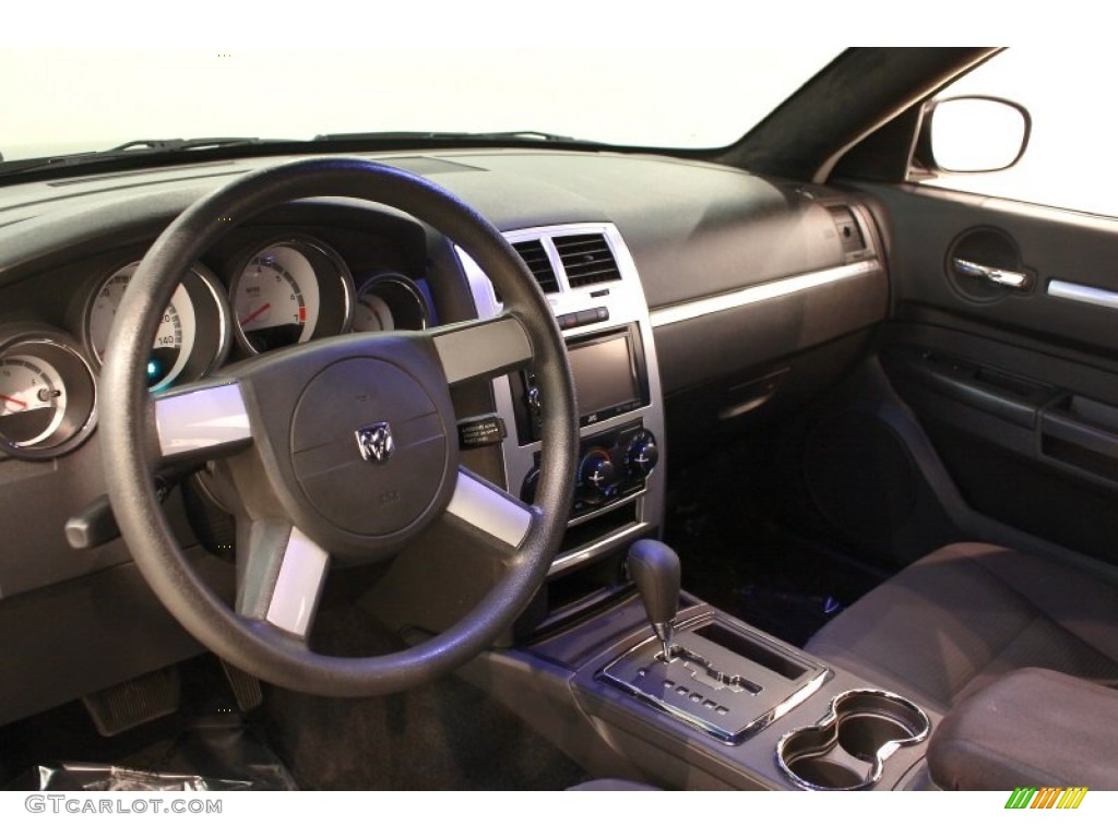 2010 Charger SXT - Brilliant Black Crystal Pearl / Dark Slate Gray photo #8