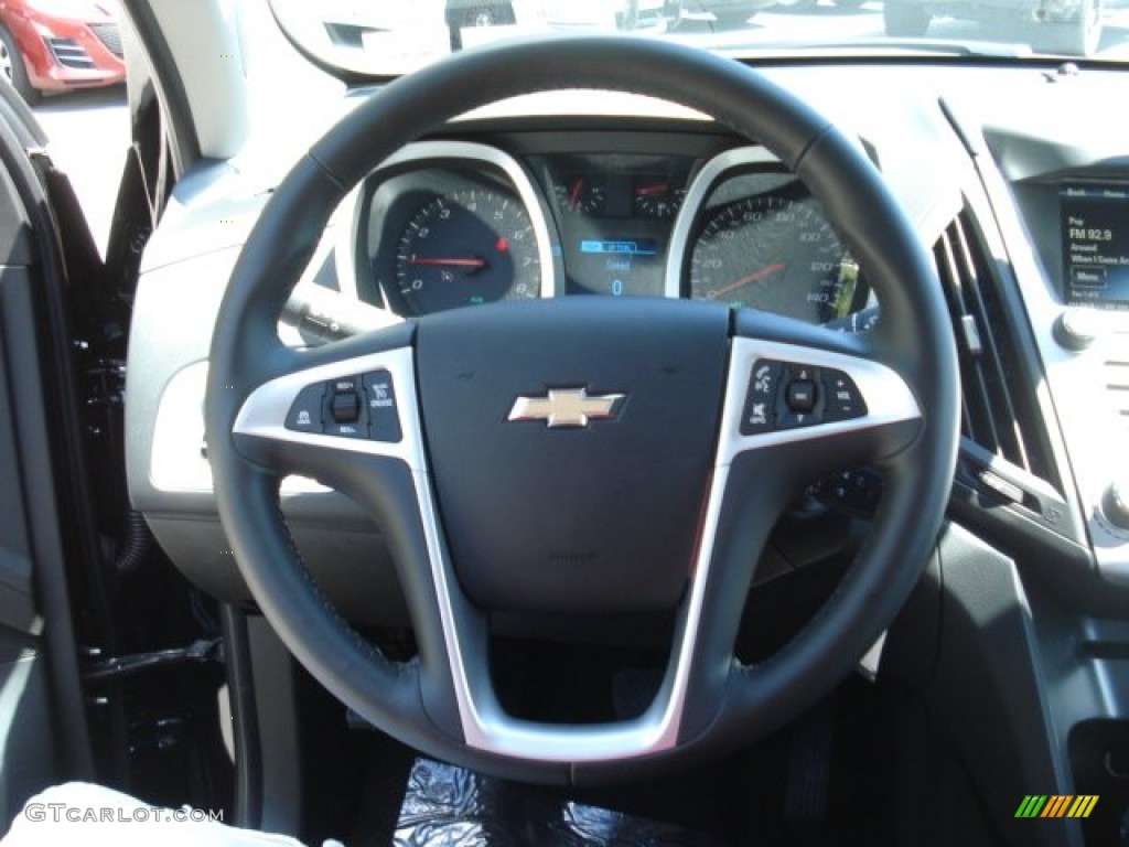 2013 Chevrolet Equinox LT AWD Jet Black Steering Wheel Photo #69030749