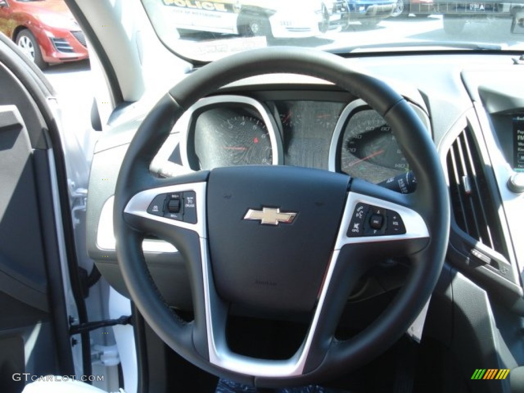 2013 Chevrolet Equinox LT AWD Jet Black Steering Wheel Photo #69030932