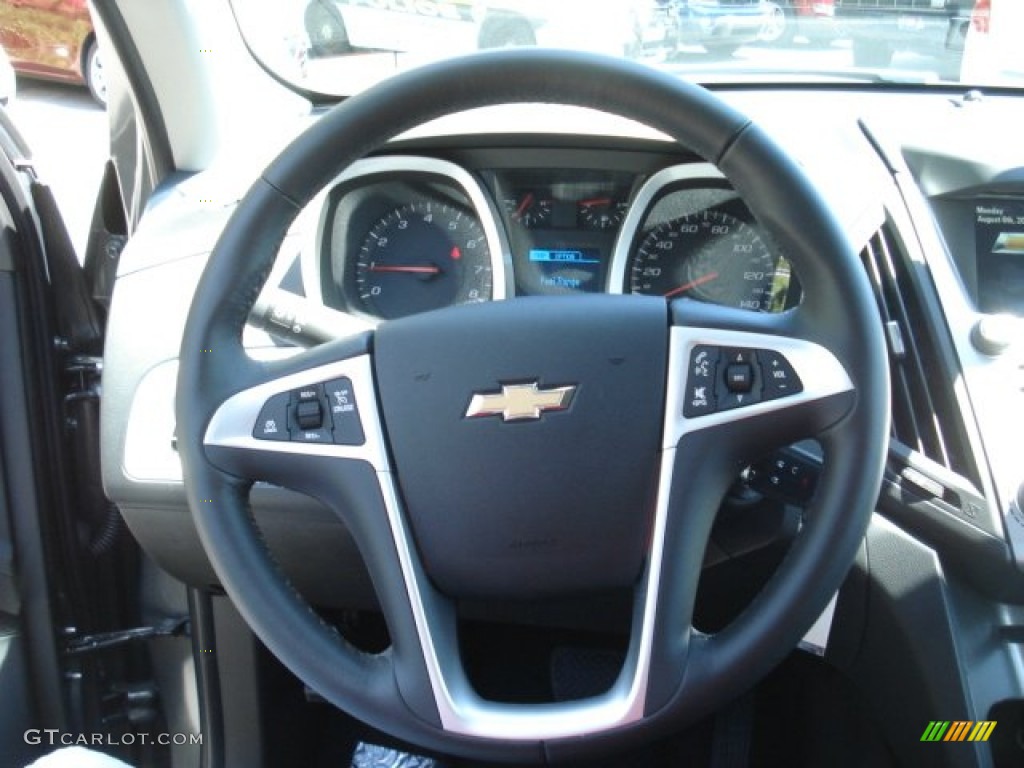 2013 Chevrolet Equinox LT AWD Jet Black Steering Wheel Photo #69031110
