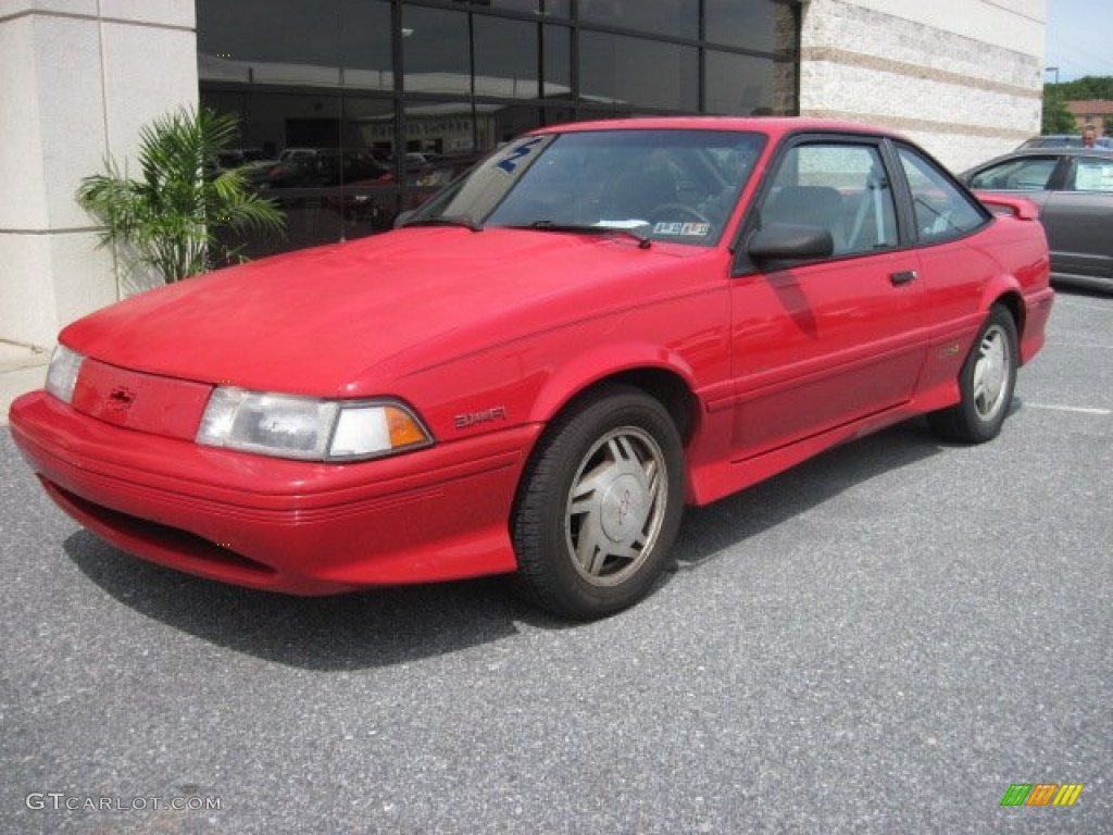 1993 Bright Red Chevrolet Cavalier Z24 Coupe 69029009 Photo