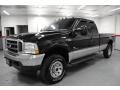 2002 Black Ford F250 Super Duty XLT SuperCab 4x4  photo #16