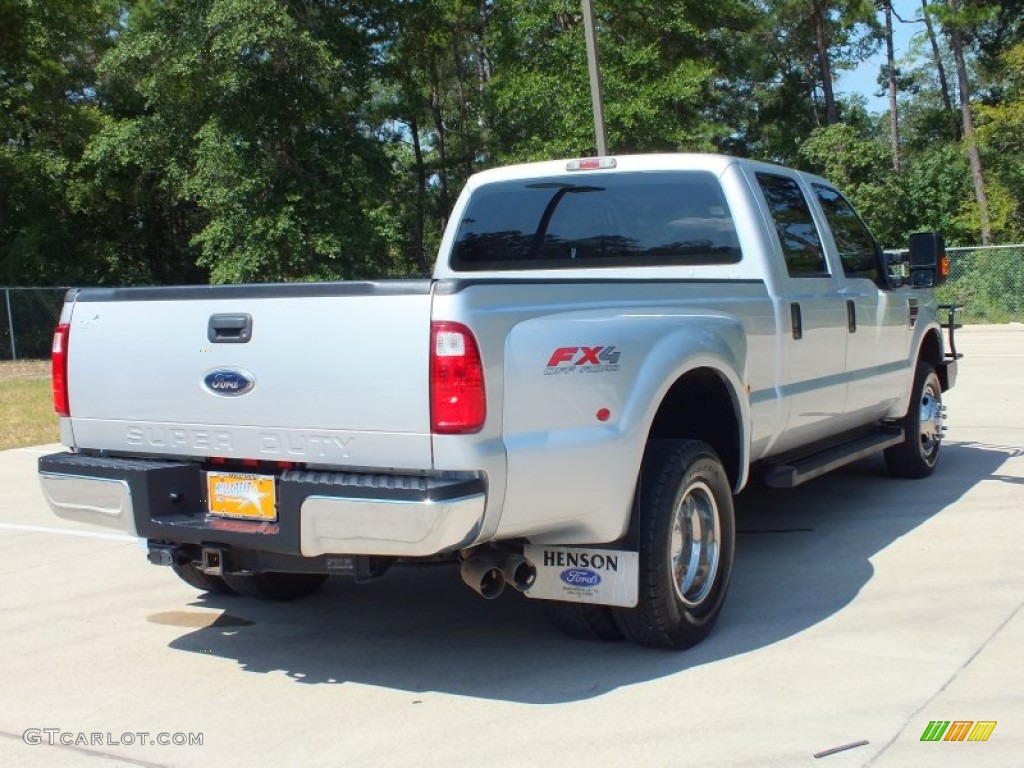 2010 F350 Super Duty XL Crew Cab 4x4 Dually - Ingot Silver Metallic / Medium Stone photo #5