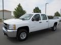 Summit White - Silverado 3500HD LS Crew Cab 4x4 Photo No. 3