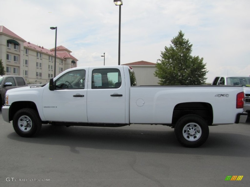 Summit White 2008 Chevrolet Silverado 3500HD LS Crew Cab 4x4 Exterior Photo #69033731