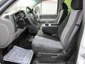 2008 Chevrolet Silverado 3500HD Dark Titanium Interior Front Seat Photo