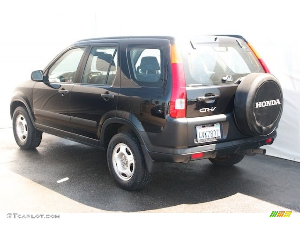 2002 CR-V LX 4WD - Nighthawk Black Pearl / Black photo #2