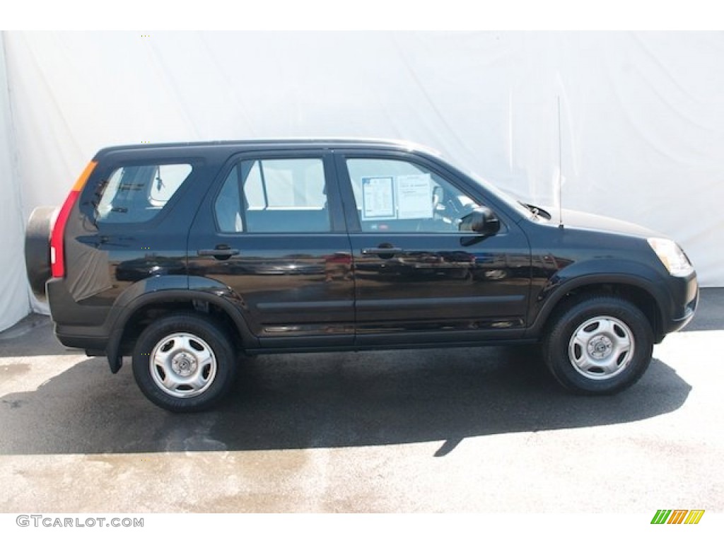 2002 CR-V LX 4WD - Nighthawk Black Pearl / Black photo #10