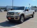 2012 White Platinum Metallic Tri-Coat Ford F350 Super Duty King Ranch Crew Cab 4x4  photo #9