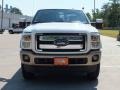 2012 White Platinum Metallic Tri-Coat Ford F350 Super Duty King Ranch Crew Cab 4x4  photo #10