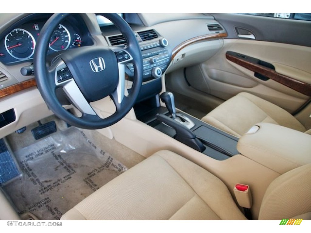 Ivory Interior 2010 Honda Accord EX V6 Sedan Photo #69035279