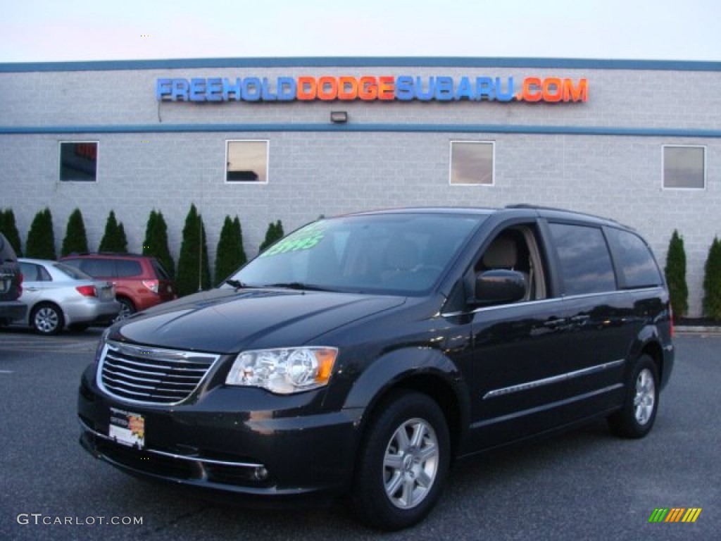 2012 Town & Country Touring - Dark Charcoal Pearl / Dark Frost Beige/Medium Frost Beige photo #1