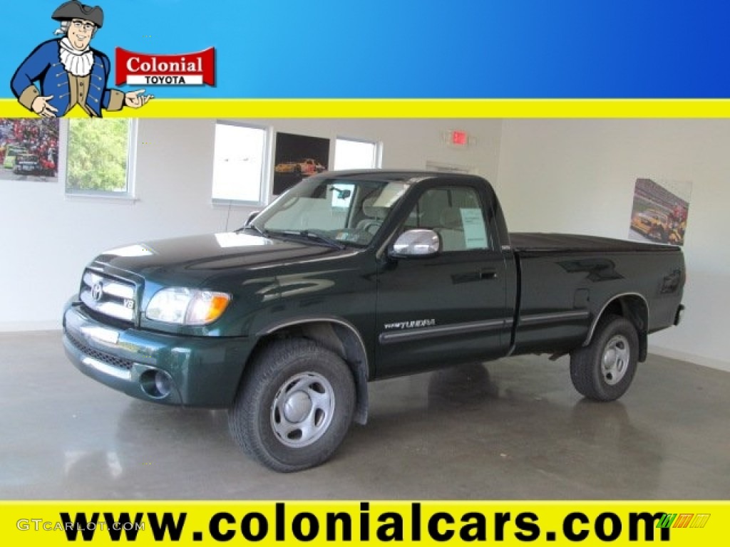 2004 Tundra SR5 Double Cab 4x4 - Imperial Jade Mica / Oak photo #1