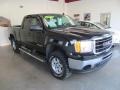 2009 Onyx Black GMC Sierra 1500 SLE Extended Cab 4x4  photo #4