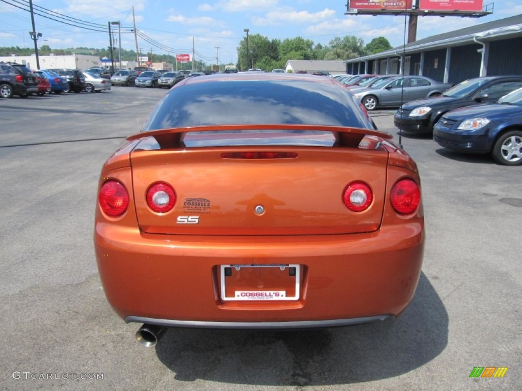 2007 Cobalt SS Coupe - Sunburst Orange Metallic / Ebony photo #4