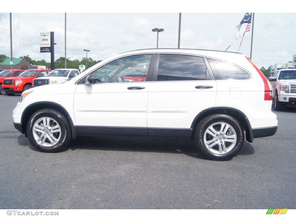 2011 CR-V EX 4WD - Taffeta White / Black photo #5