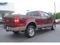 2006 Dark Toreador Red Metallic Ford F150 Lariat SuperCab 4x4  photo #3