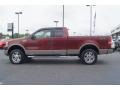 2006 Dark Toreador Red Metallic Ford F150 Lariat SuperCab 4x4  photo #5