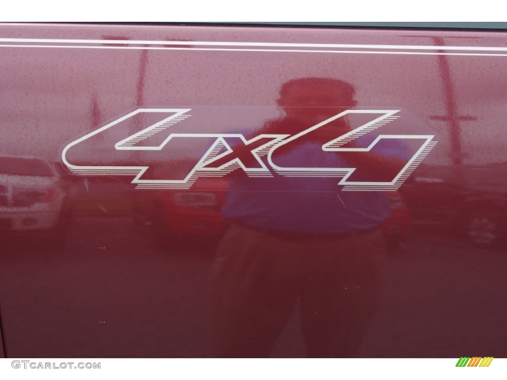 2006 F150 Lariat SuperCab 4x4 - Dark Toreador Red Metallic / Tan photo #18