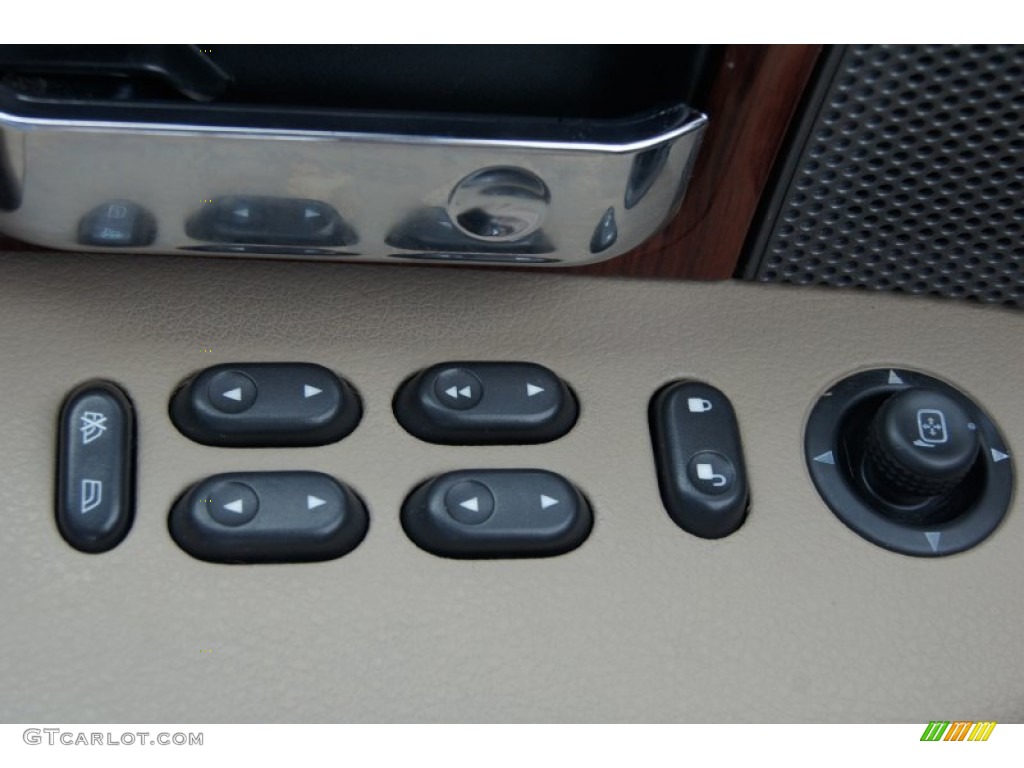 2006 F150 Lariat SuperCab 4x4 - Dark Toreador Red Metallic / Tan photo #26