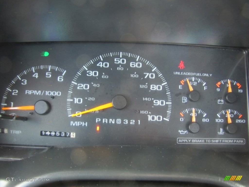 1998 Chevrolet C/K K1500 Silverado Extended Cab 4x4 Gauges Photos
