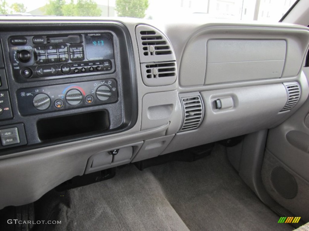 1998 C/K K1500 Silverado Extended Cab 4x4 - Dark Carmine Red Metallic / Gray photo #15