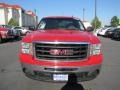 2009 Fire Red GMC Sierra 1500 SLE Extended Cab 4x4  photo #2