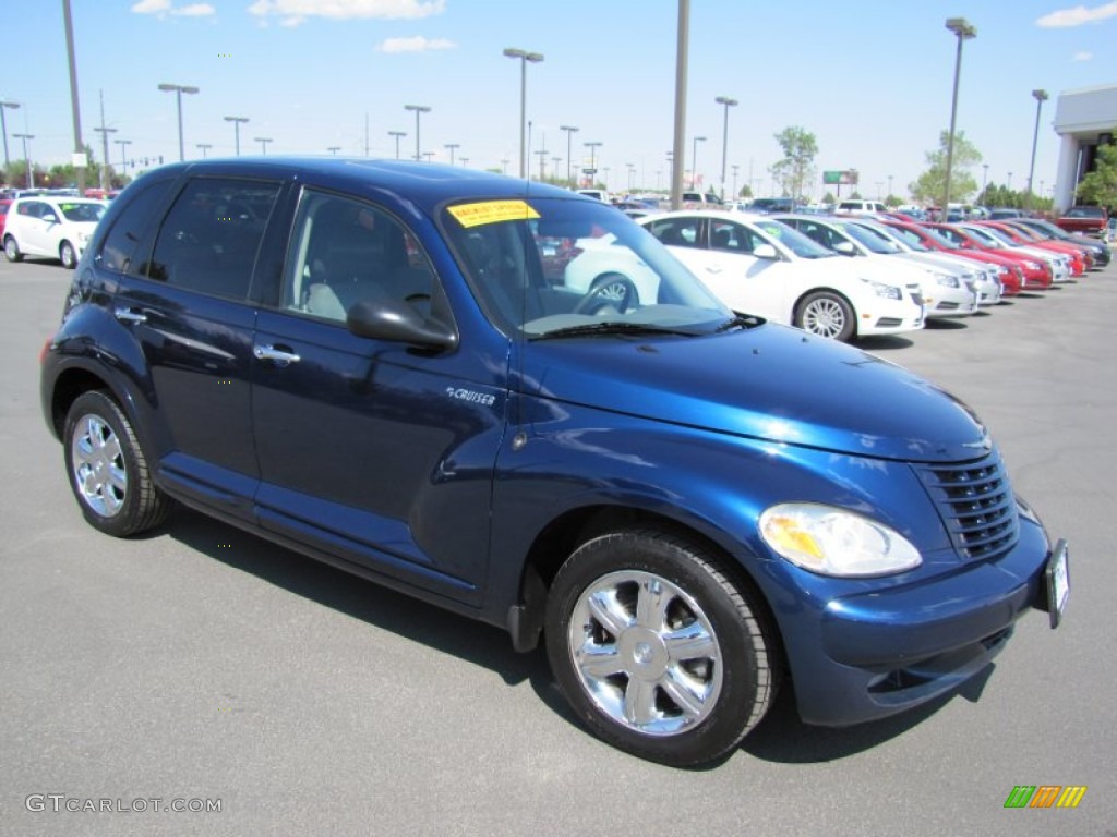 2003 PT Cruiser Limited - Patriot Blue Pearl / Taupe/Pearl Beige photo #1
