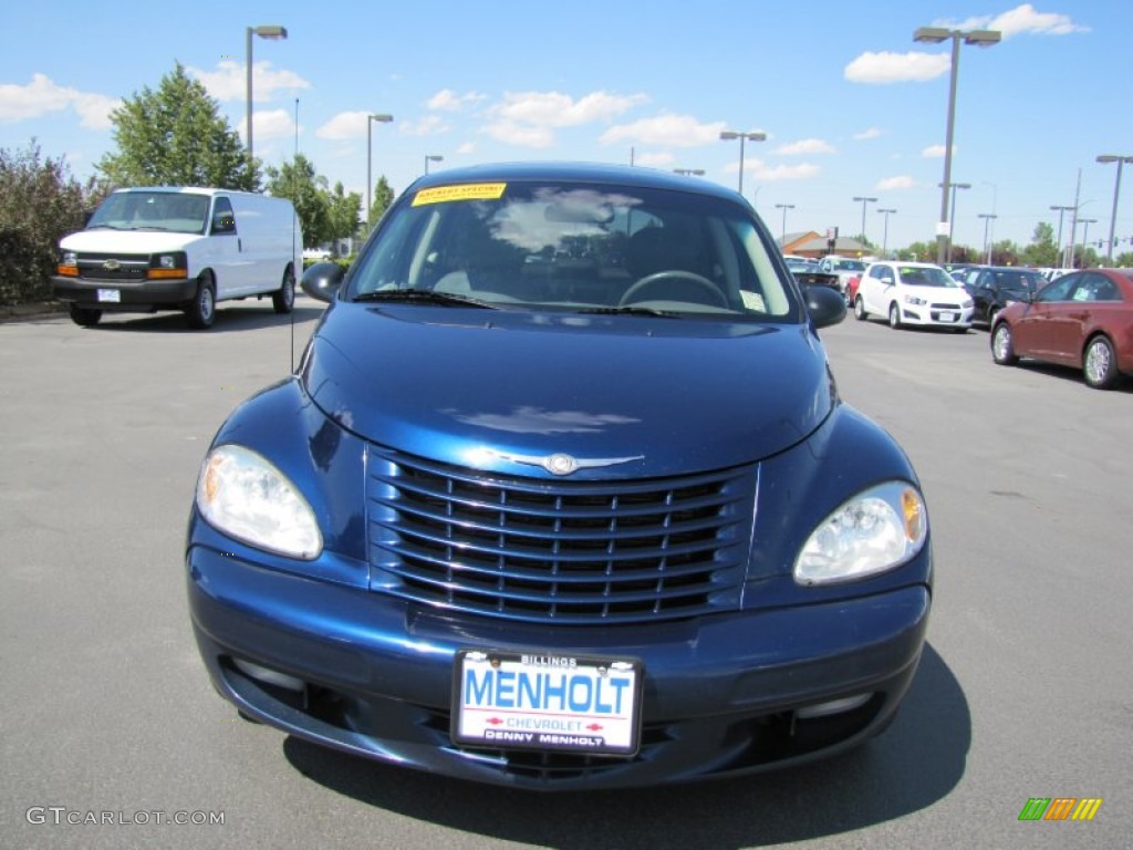 2003 PT Cruiser Limited - Patriot Blue Pearl / Taupe/Pearl Beige photo #2