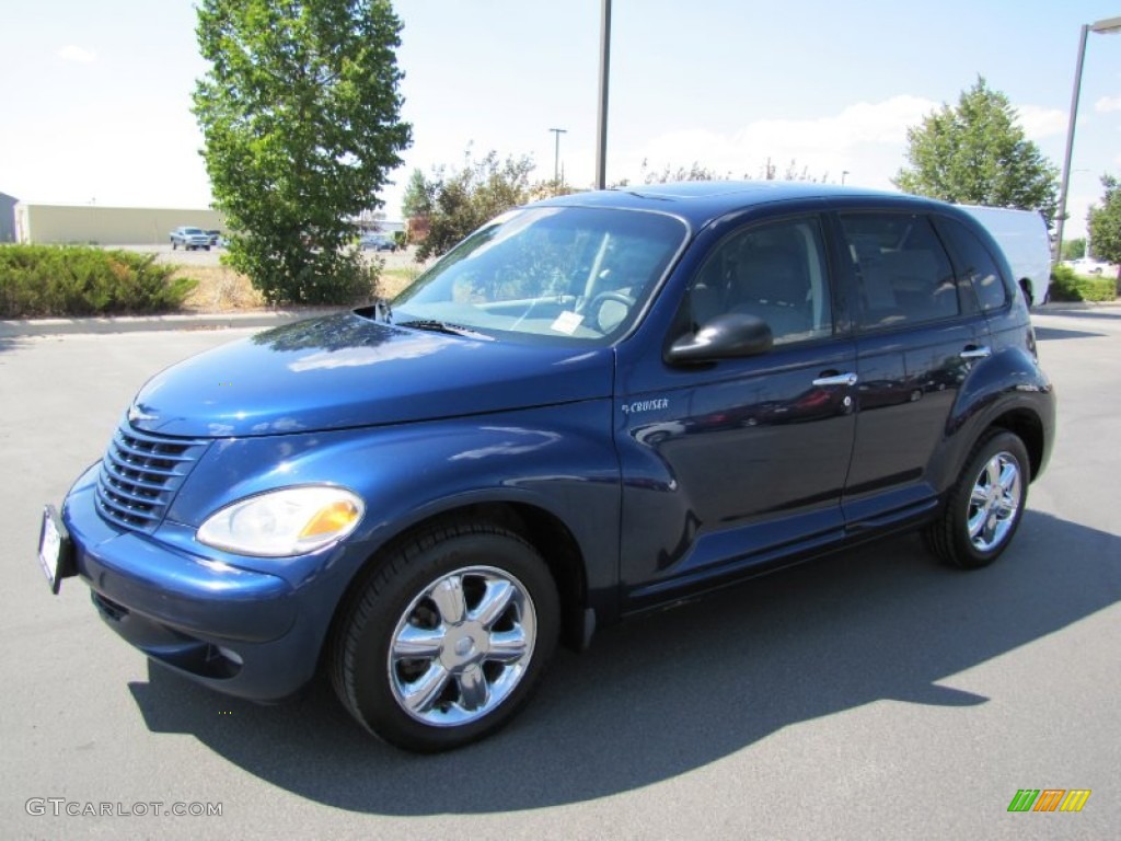 2003 PT Cruiser Limited - Patriot Blue Pearl / Taupe/Pearl Beige photo #3