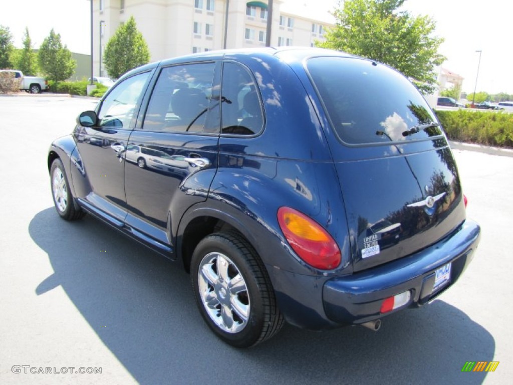 2003 PT Cruiser Limited - Patriot Blue Pearl / Taupe/Pearl Beige photo #5