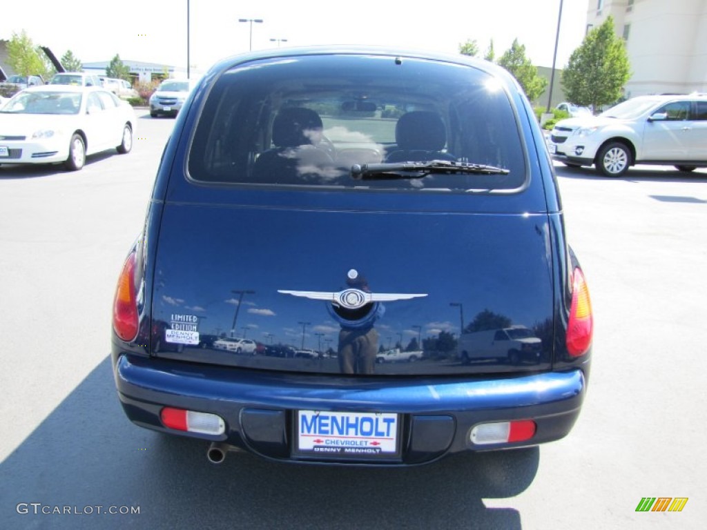 2003 PT Cruiser Limited - Patriot Blue Pearl / Taupe/Pearl Beige photo #6