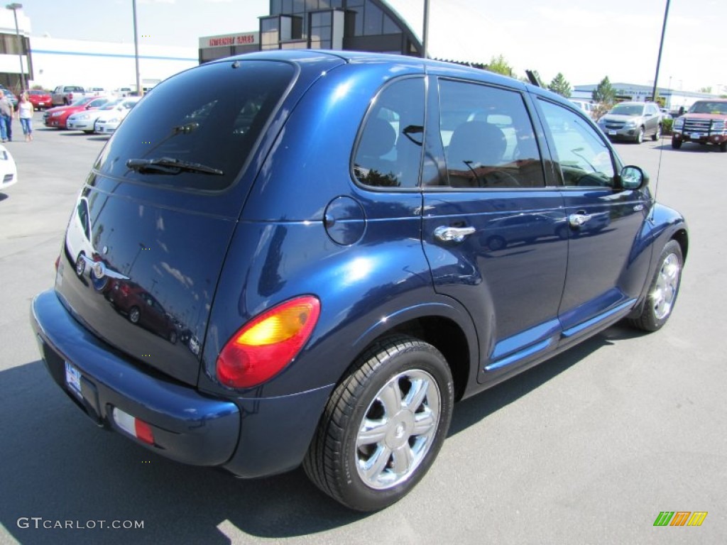 2003 PT Cruiser Limited - Patriot Blue Pearl / Taupe/Pearl Beige photo #7