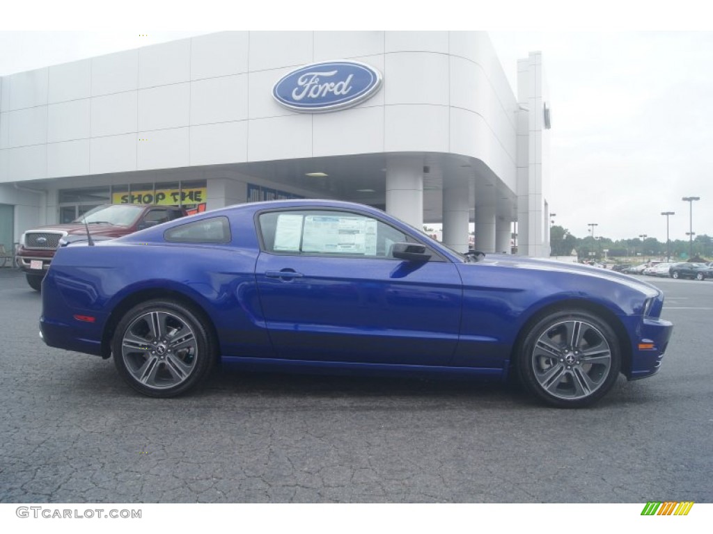 Deep Impact Blue Metallic 2013 Ford Mustang V6 Coupe Exterior Photo #69039806