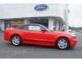 2013 Race Red Ford Mustang V6 Convertible  photo #2