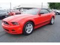 2013 Race Red Ford Mustang V6 Convertible  photo #6