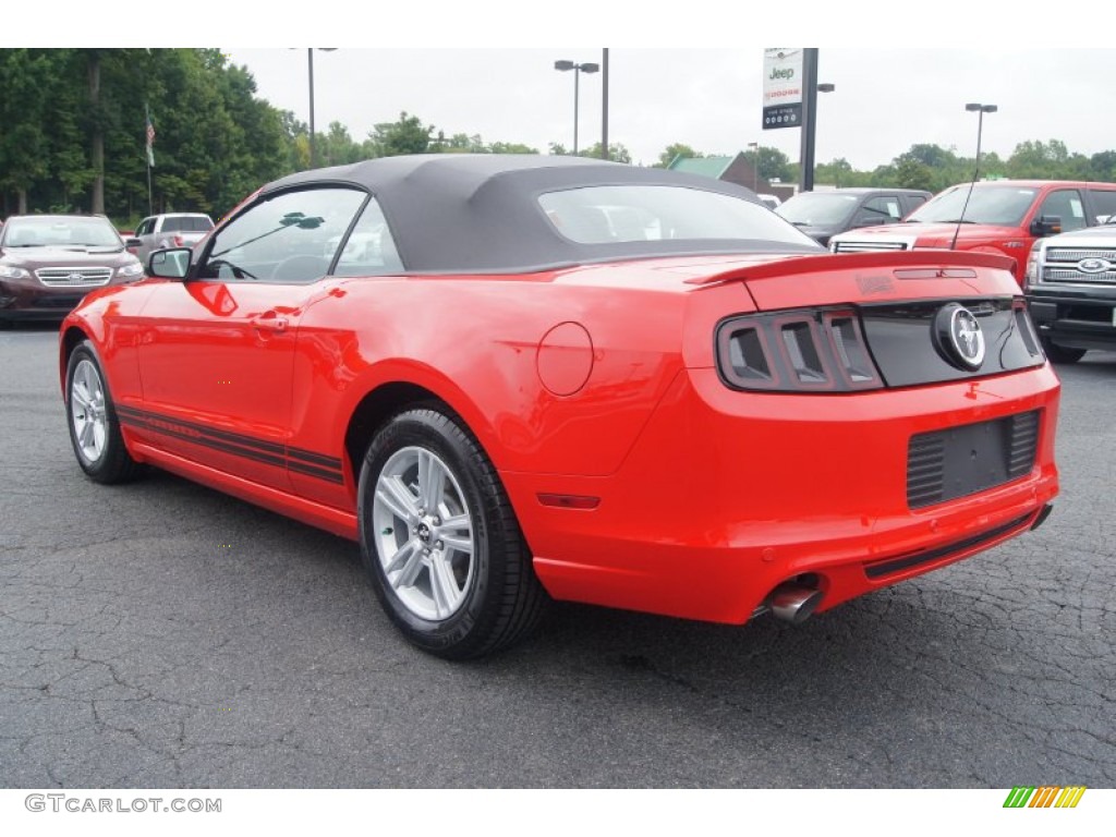 2013 Mustang V6 Convertible - Race Red / Charcoal Black photo #32