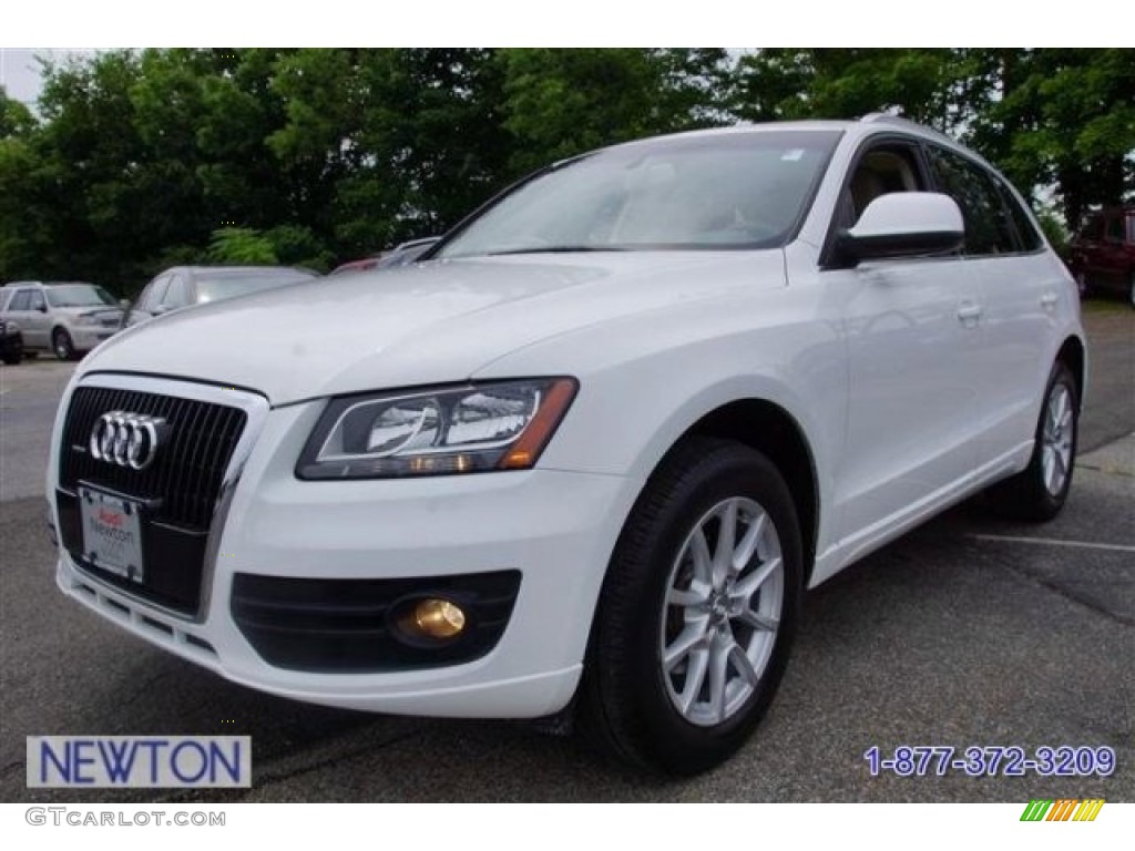 2009 Q5 3.2 Premium quattro - Ibis White / Cardamom Beige photo #3