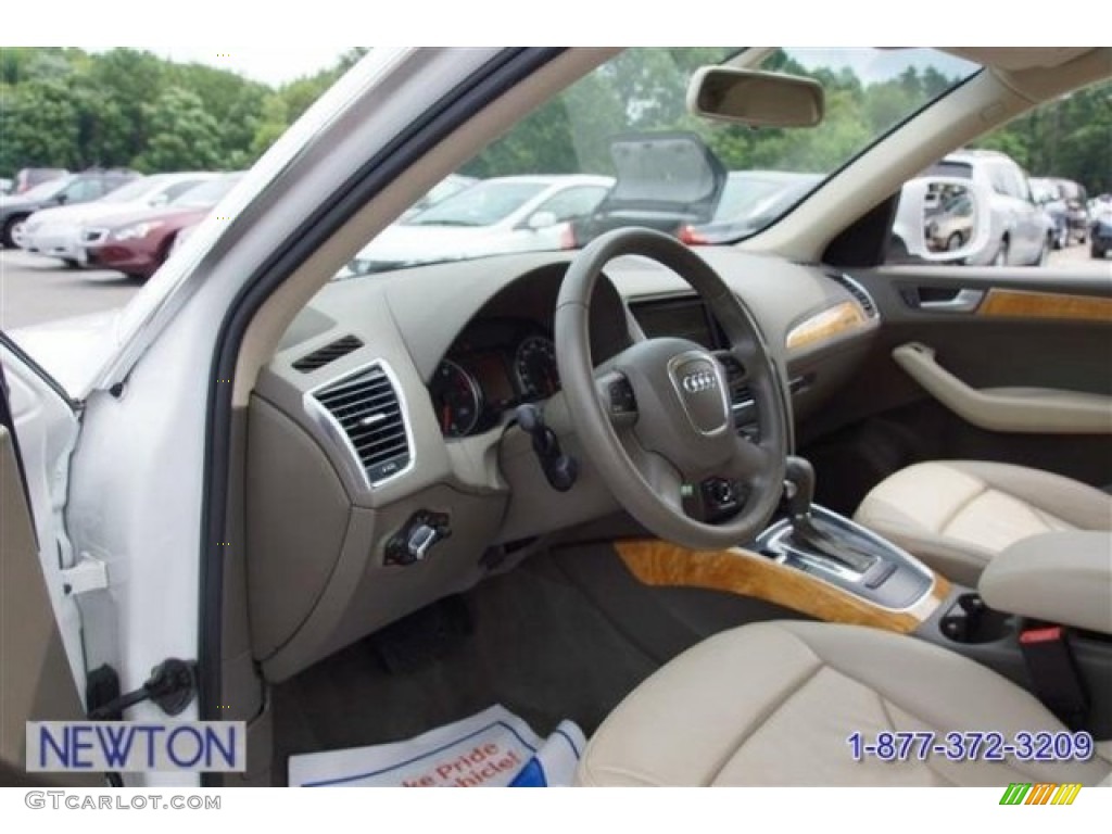 2009 Q5 3.2 Premium quattro - Ibis White / Cardamom Beige photo #13