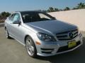 Diamond Silver Metallic 2013 Mercedes-Benz C 350 Coupe