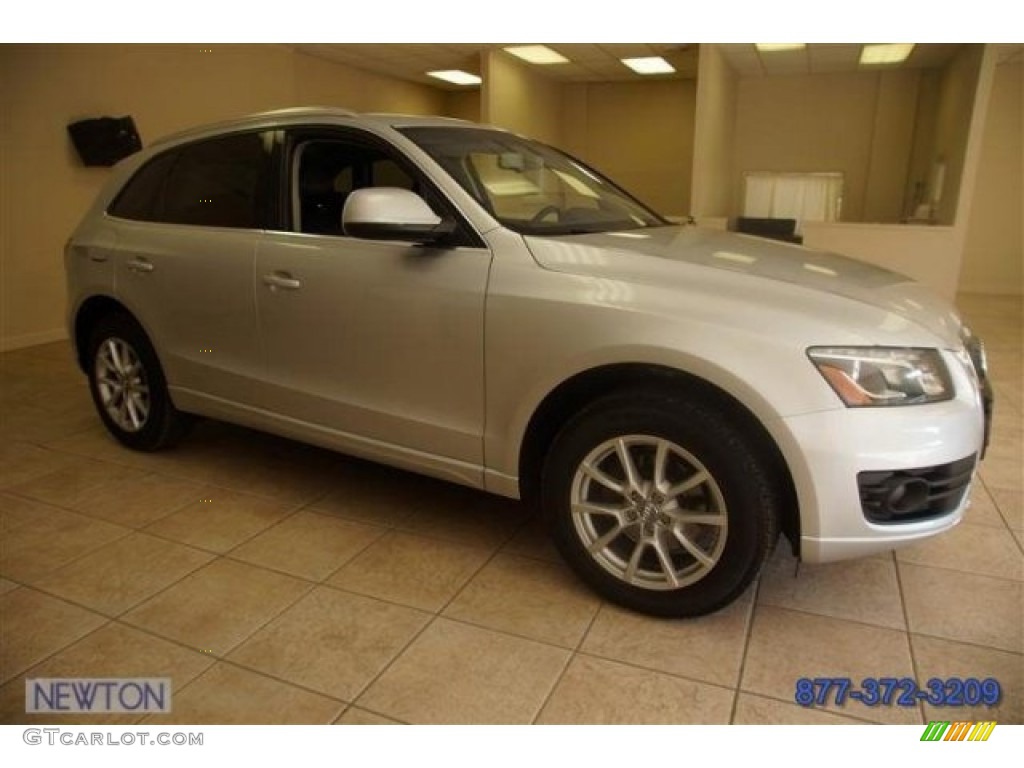 2009 Q5 3.2 Premium Plus quattro - Ice Silver Metallic / Black photo #5