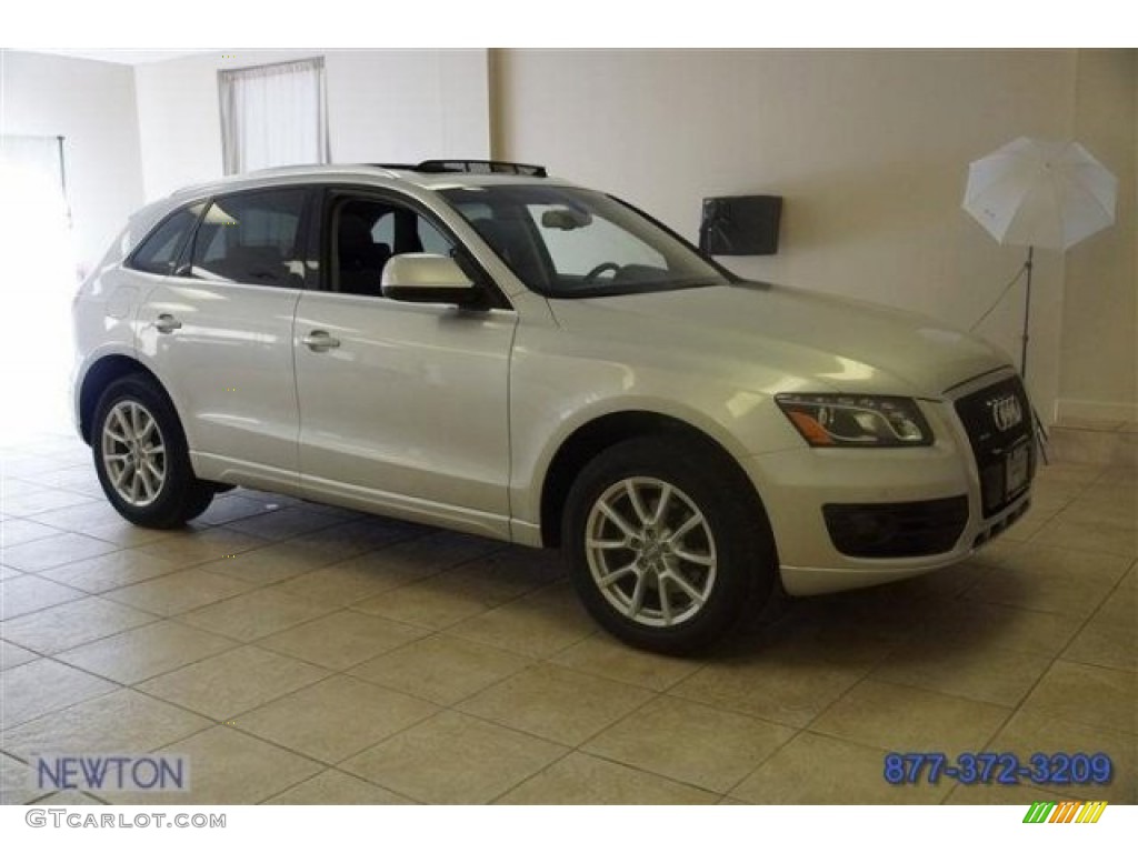 2009 Q5 3.2 Premium Plus quattro - Ice Silver Metallic / Black photo #7