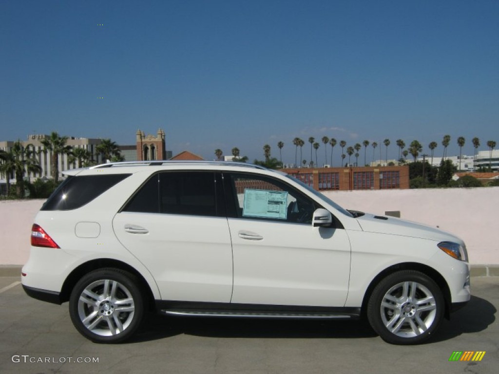 Arctic White 2013 Mercedes-Benz ML 350 4Matic Exterior Photo #69042122