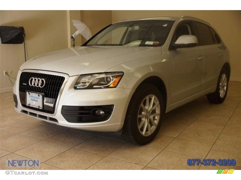 2009 Q5 3.2 Premium Plus quattro - Ice Silver Metallic / Black photo #14