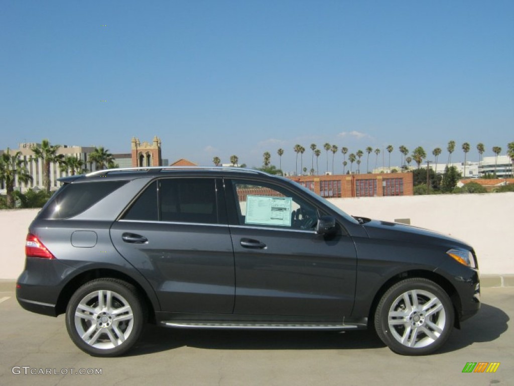 Steel Grey Metallic 2013 Mercedes-Benz ML 350 4Matic Exterior Photo #69042212